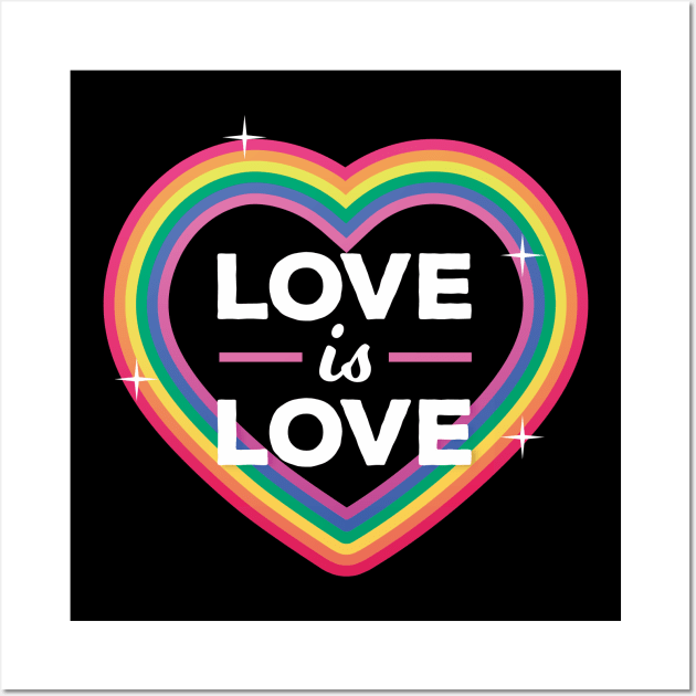 Love is love - PRIDE Wall Art by SmartLegion